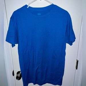Plain blue shirt